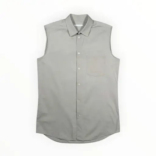 Helmut Lang 90s Sleeveless Button-Up Shirt