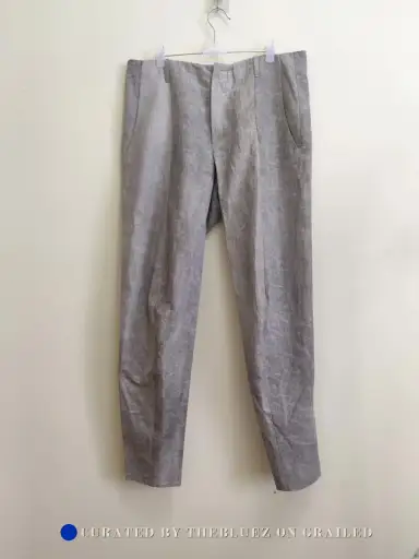 Gray Hand-sewn Men’s Trousers