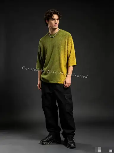 Zegna Men's Gradient Knit T-Shirt