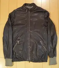 GIORGIO BRATO Leather Jacket Size 46 M Men's Fashion