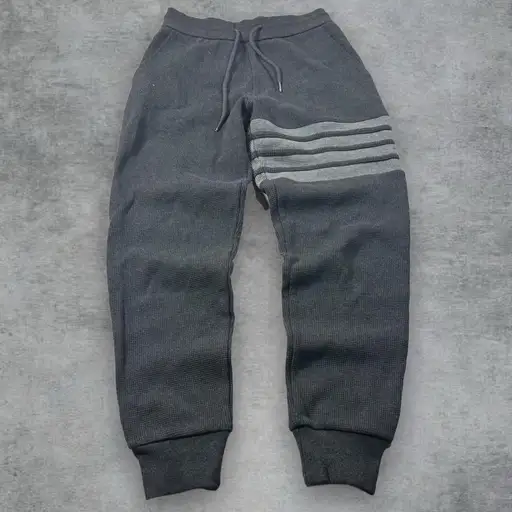 Thom Browne Men's Waffle Knit Sweatpants
 #luxury #designer