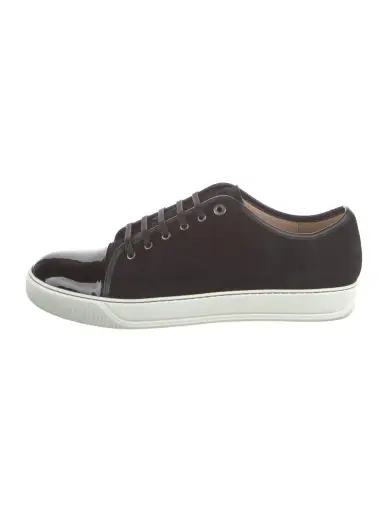 Suede Leather Trim Embellishment Sneakers w/ Tags