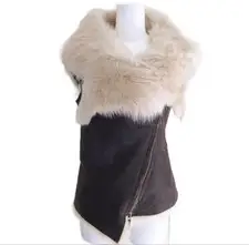 KARL DONOGHUE Brown Sheepskin Vest Size S with Tags