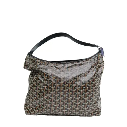 GOYARD Boheme Hobo Bag Shoulder Bag With Detachable Pouch Black
