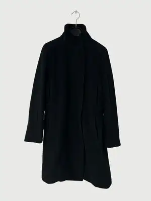 Maison Margiela FW13 Textured Wool Asymmetric Zip Coat