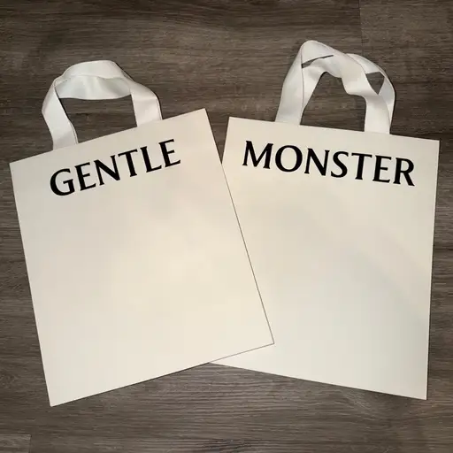 GENTLE MONSTER reusable shopping bags