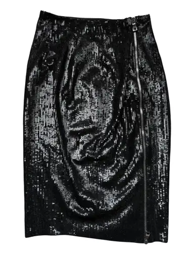 Balmain AW/2009 sequin goatskin skirt by Christophe Decarnin