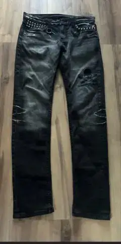 希少Roen semantic design スタッズ デニムパンツ
