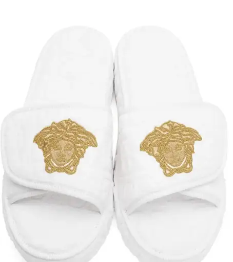 Versace Allover Slippers Size 47 NIB