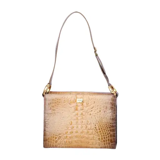 Gianfranco Ferrè Ridgeback Crocodile Handbag - '90s