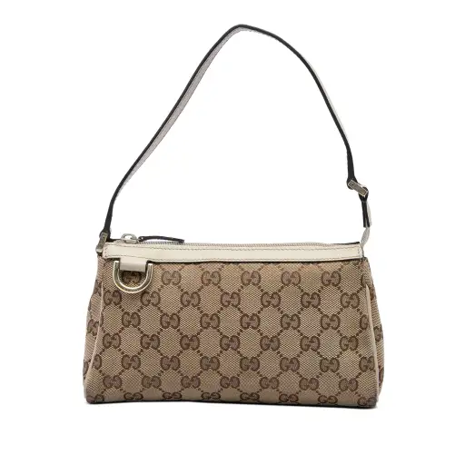 Gucci GG Canvas Abbey D Ring Pochette