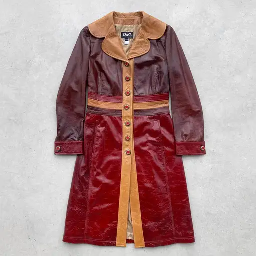 Dolce & Gabbana AW05 Leather Trench