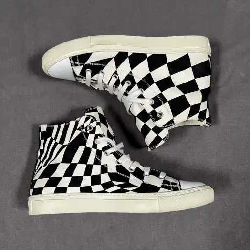 SS2007 Geometric canvas sneakers
