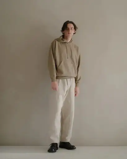 Lady White x Evan Kinori Cotton Hemp Hoodie Clay Overdye M