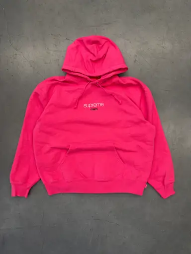 FW25 SUPREME CLASSIC LOGO MIAMI SHOP HOODED SWEATSHIRT