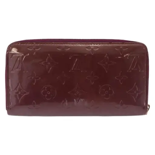 Louis Vuitton Zippy Monogram Vernis Purple Patent_Leather Wallets Accessory (Pre-Owned)