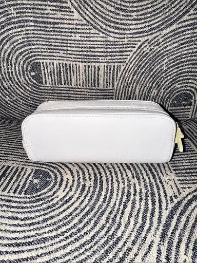 Chrome Hearts Leather Sunglasses Case White