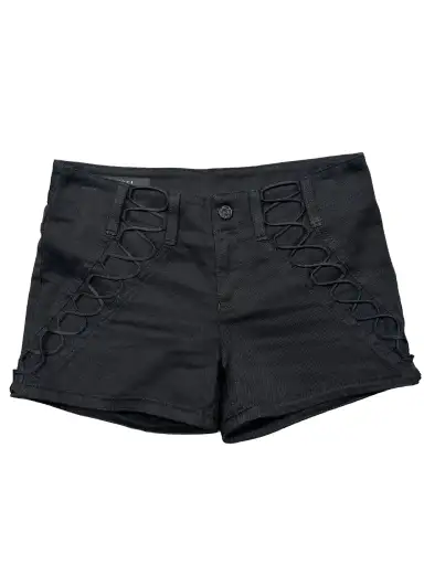 Lace-Up Detail Mini Short