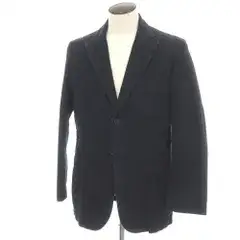 【中古】ジーゼニア Z Zegna コットン 2つボタン カジュアルジャケット ブラック【サイズ50】【メンズ】