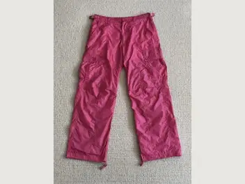 Issey Miyake fuchsia cargos
