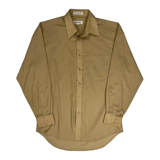 Balmain Shirt - Medium Beige Polyester Blend