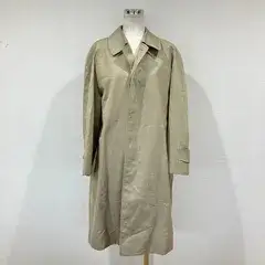 80～90s Burberrys ステンカラーコート コットン100％ 玉虫色_ナFD_D1015-F019