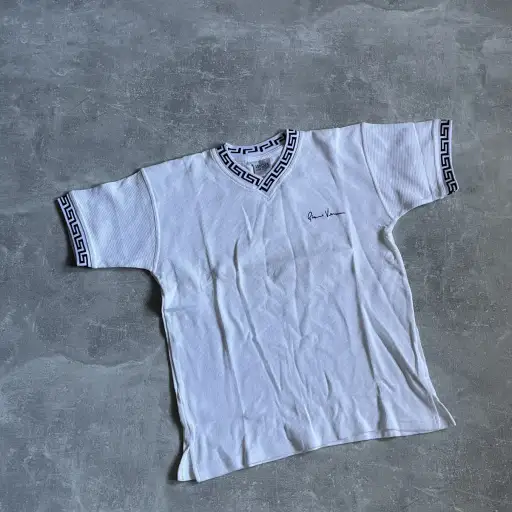 90s☀️ Versace men polo size M old money shirt tee luxury
