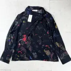 ✨新品タグ付き A.F.VANDEVORST ボウタイ ブラウス 花柄 シルク