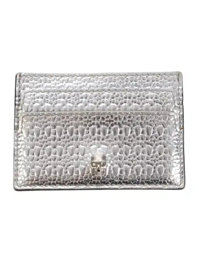 Leather Animal Print Card Holder