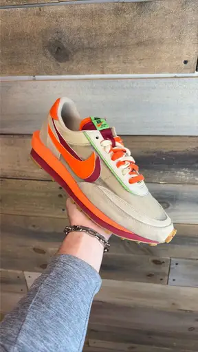 (2021) Sz 11.5M Nike LD Waffle Sacai Clot Kiss - Pre Owned , Og Box
