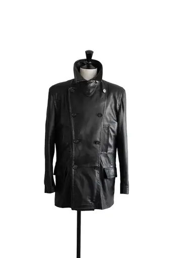 Tom Ford 1996 A/W Black Double Breasted Leather