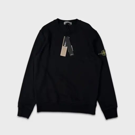 Stone Island Black Crewneck Sweatshirt NEW M