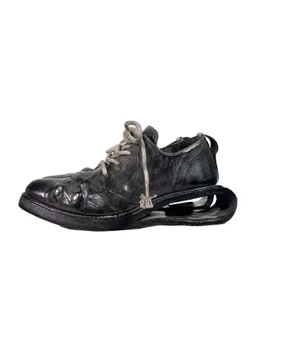 Grey Prosthetic U-Sole Derby - 37