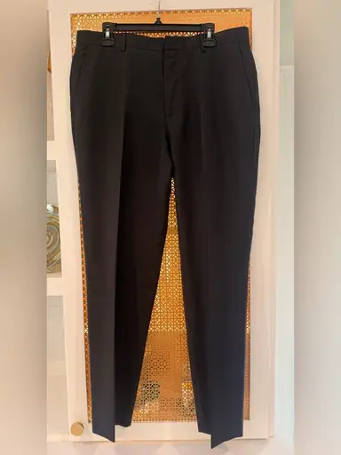 Z Zegna City Men's Dress Pants in Grey/ Black Size 7-54R