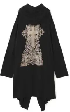 HYDE着 SHARE SPIRIT HOMME CROSS LACE カーデ