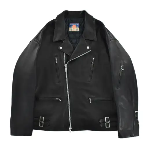 blackmeans  ビッグシルエット レザーダブルライダース 945-80TJ433-1 260918H