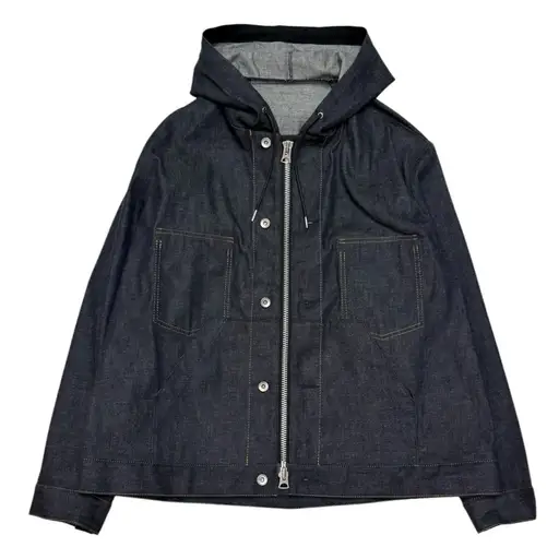 sacai　25SS Denim Hooded Jacket