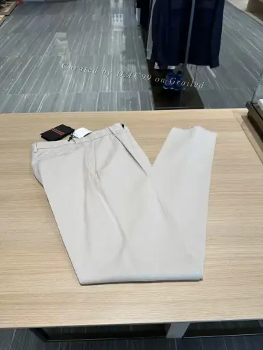 Zegna Beige Cotton Casual Trousers