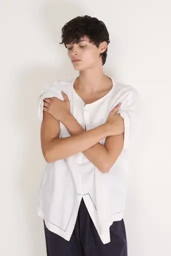 Issey Miyake White blouse