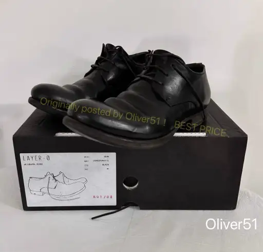 LAYER0 Black Shell Cordovan Derby DDDD13/2609