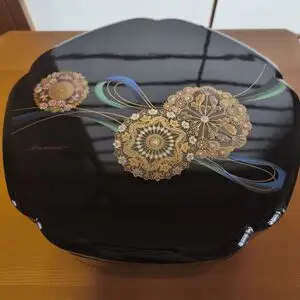 Kansai 山本寛斎 漆器 二段重箱 花柄