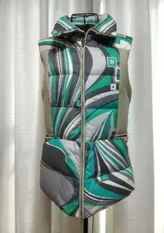 Emilio Pucci ダウンベスト グリーン系