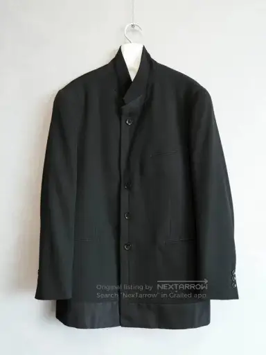 Yohji Yamamoto 01AW Wool Blend Jacket.
