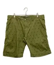 MOMOTARO JEANS                    Companion Print Shorts khaki