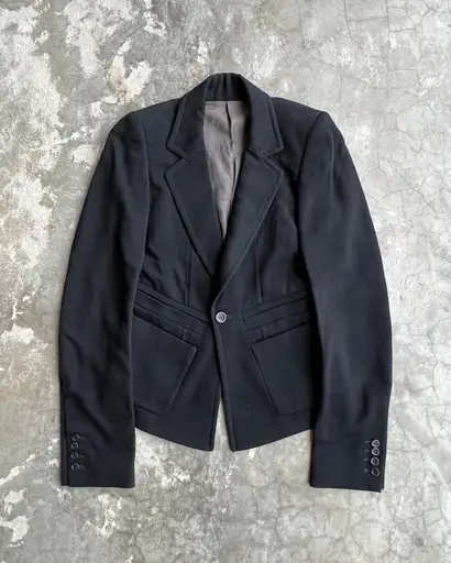 Rick Owens FW2002 ‘Sparrows’  Virgin Wool Blazer