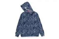 A BATHING APE アベイシングエイプ ワイルド ヒョウ柄 レオパード パータン シャーク ジップアップ