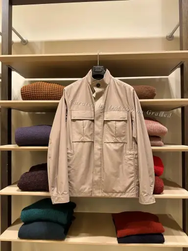 Zegna Beige Men’s Thin Jacket