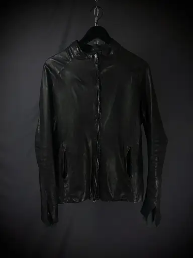 Incarnation Anatomical Overlock Stitch Leather Jacket