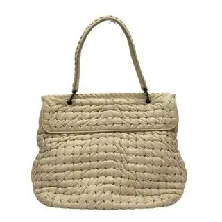 BOTTEGA VENETA(ボッテガヴェネタ) ハンドバッグ - 239545 ベージュ×ブラウン レザー ボッテガヴェネタ(BOTTEGA VENETA)のレディースのバッグ(ハンドバッグ)の商品詳細ページへのリンク