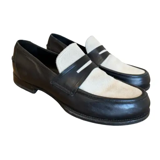Bottega Color-Block Loafers SZ 42.5